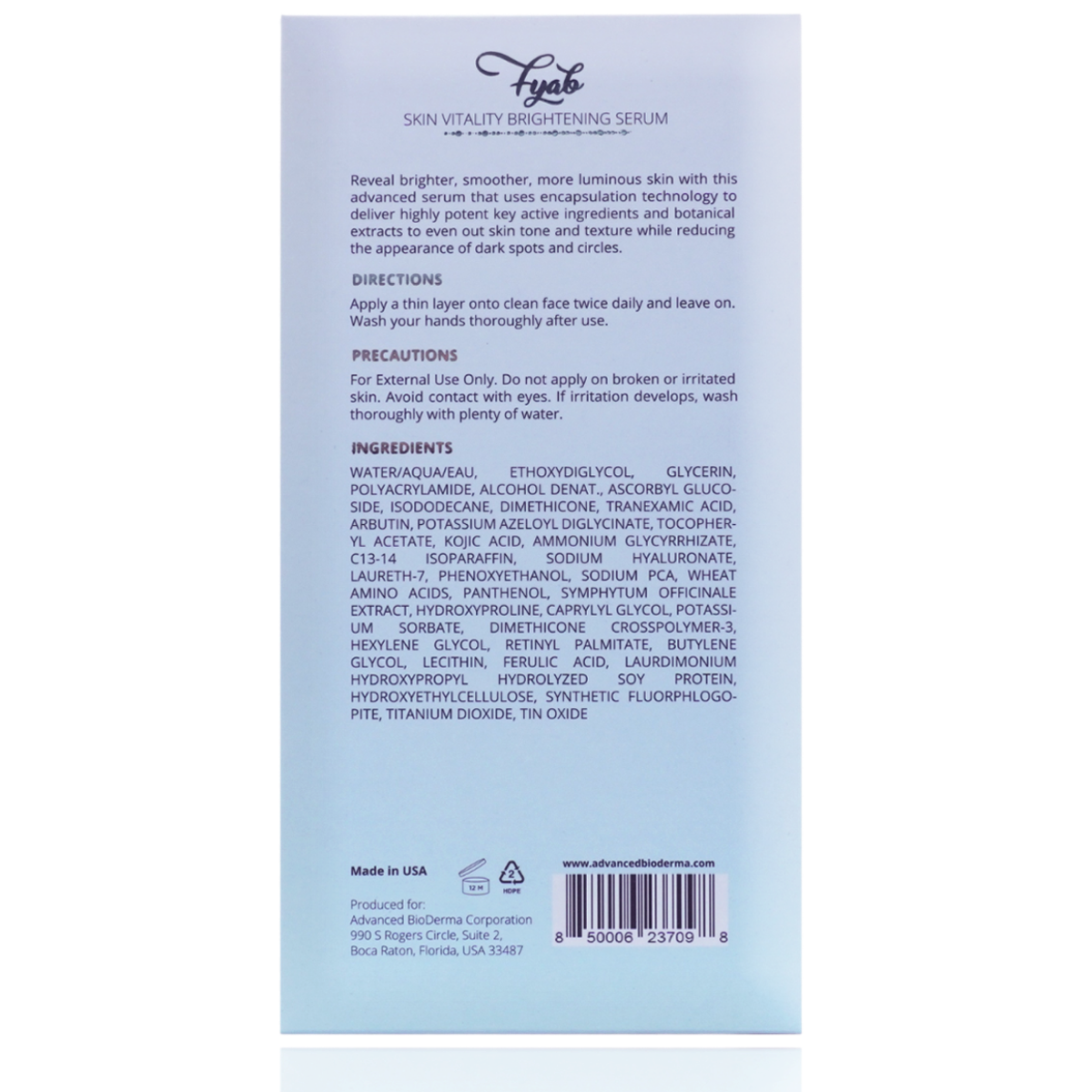 Sérum iluminador Skin Vitality